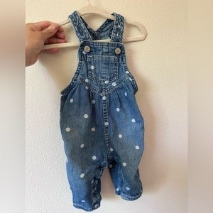 Baby Gap denim overall 0-3M
